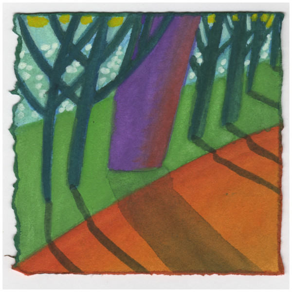 Some Shadows on the Path. #619 by Raya Bodnarchuk, Estate, Image 1.