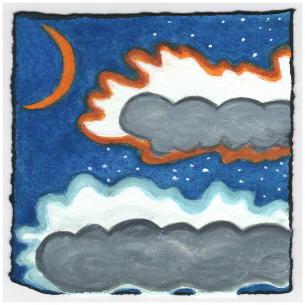 The New Moon. #620 by Raya Bodnarchuk, Estate, Image 1.