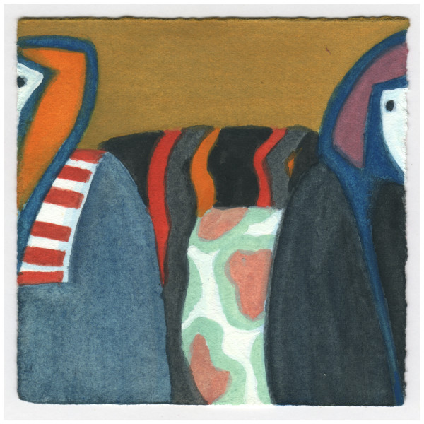 Two British Women on the Couch. #644