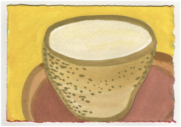 A Large Salt Fired Ceramic Pot. #670