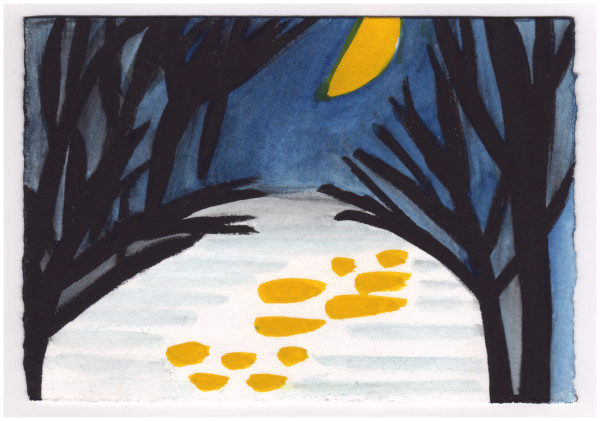 Moonlight on the Cabin John Creek. #685