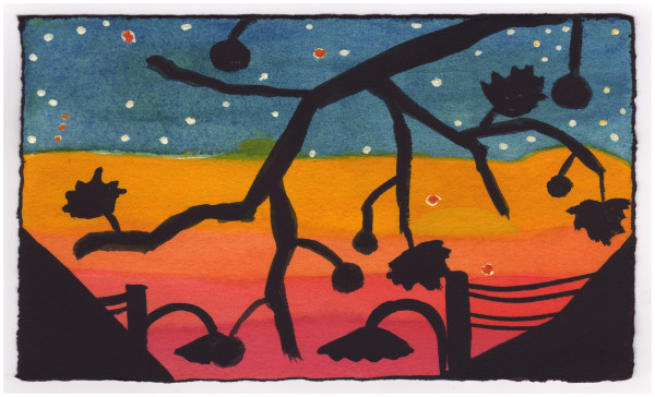 The Sycamores at Sunset. #729 by Raya Bodnarchuk, Estate, Image 1.