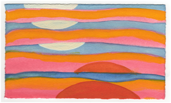 Striped Clouds. #731 by Raya Bodnarchuk, Estate, Image 1.