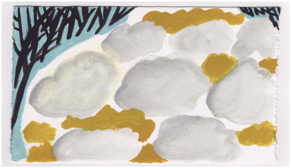 Fog Clouds and Rocks on the Potomac. #748 by Raya Bodnarchuk, Estate, Image 1.