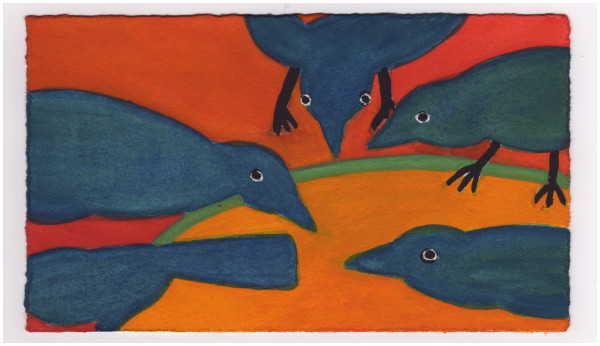 Grackles. #761 by Raya Bodnarchuk, Estate, Image 1.