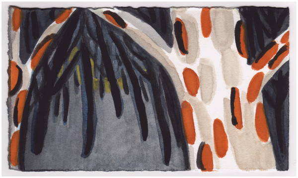 The Sycamores Last Night Across the Street From my House. #777 by Raya Bodnarchuk, Estate, Image 1.