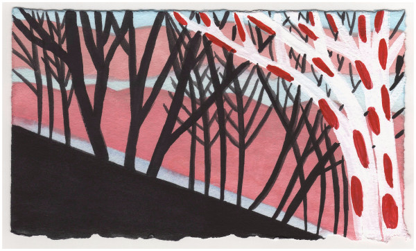 The Sunset Over the Neighbor's House. #791 by Raya Bodnarchuk, Estate, Image 1.