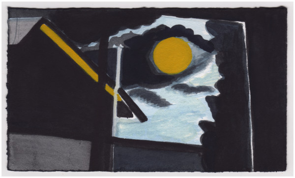 Moonlit Night. #809 by Raya Bodnarchuk, Estate, Image 1.