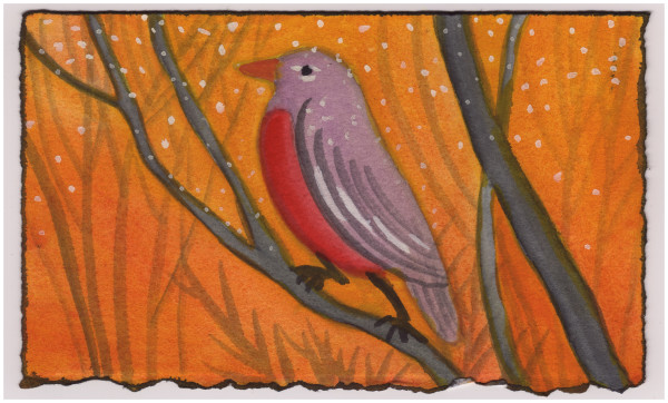 A Robin. #832 by Raya Bodnarchuk, Estate, Image 1.