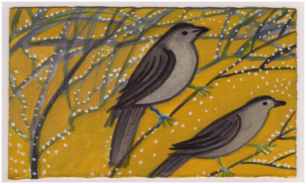 The Catbirds. #909 by Raya Bodnarchuk, Estate, Image 1.