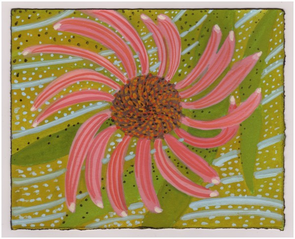 One Twirly Cone Flower. #947