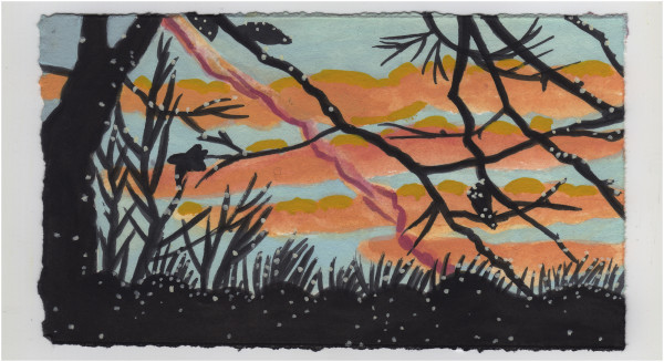 A Red Contrail. #1111