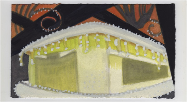 Some Frost and Icicles on the Plastic Storage Bin. #1113