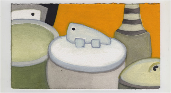 The Pottery and a Mirror. #1115