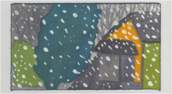 Some Snow Yesterday. #1127