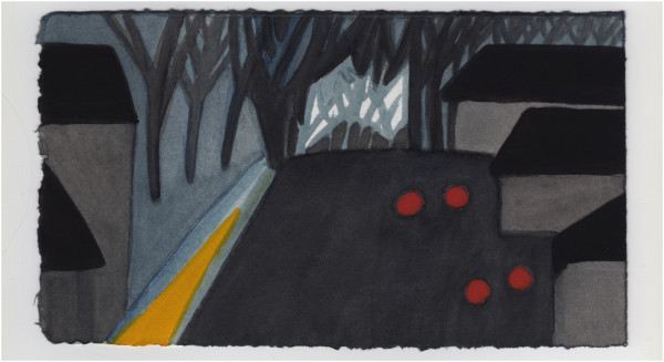 The River Glittering at the End of the Street. #1152