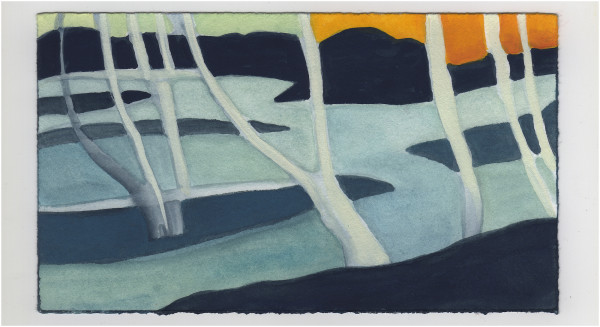 The Sunset at the River. #1175