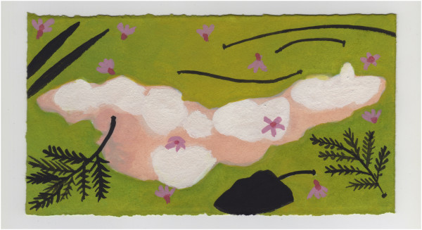 The Top of the Pink Quartz Boulder Today. #1184