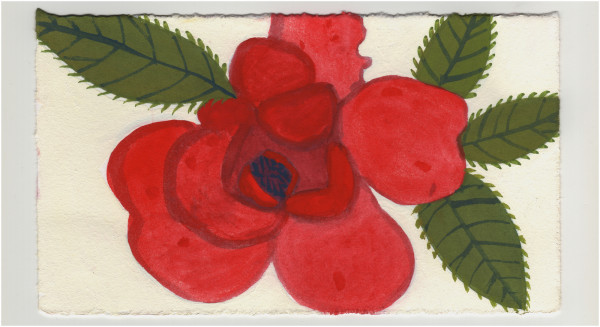 A Red Rose with Spots. #1316