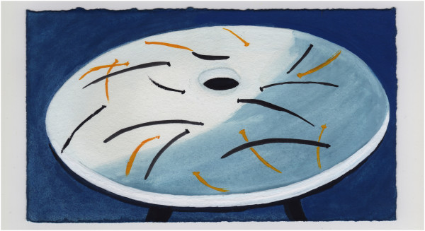 Wisteria Stems on the Table Top. #1460