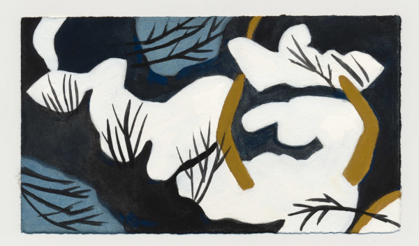 Ice and Sticks and Grass --with Mark Leatherman at Great Falls. #1509