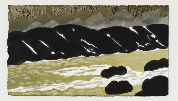 Some Snow Left in the Crags on the Virginia Side. #1516