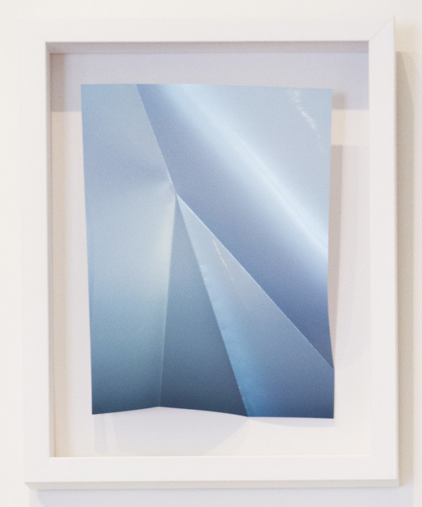 Metallic Blue Gloss #1 w/2 folds by Aaron Farley