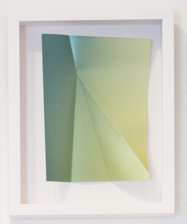 Metallic Green Lustre #1 w/2 Folds by Aaron Farley