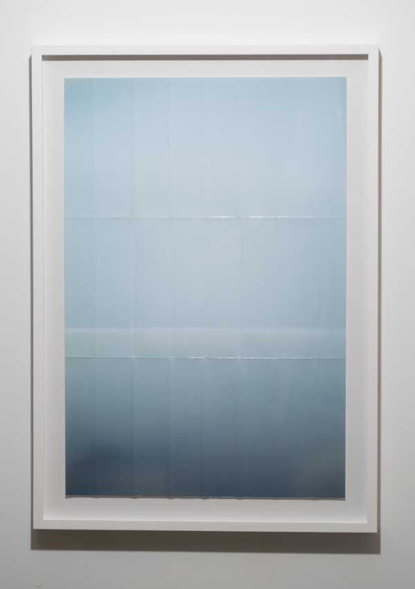 Light Blue Haze Horizon with 9 folds by Aaron Farley