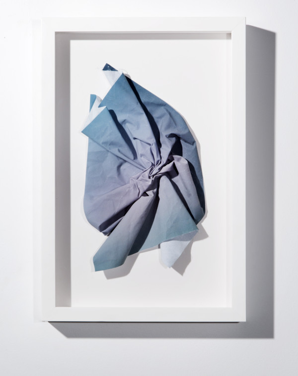 Light blue crumpled by Aaron Farley