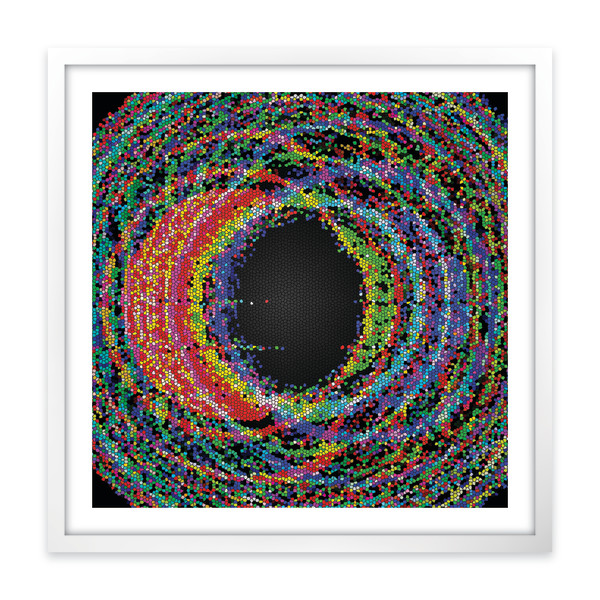 Energy Spheres 16 (framed) by Nicola Parente (Multidisciplinary Artist)