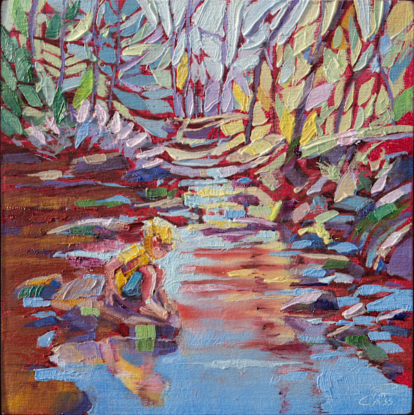 Creekside Reflections by Pat Cross