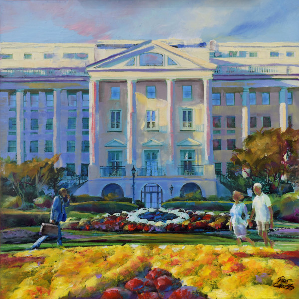 Greenbrier Hotel Holiday by Pat Cross