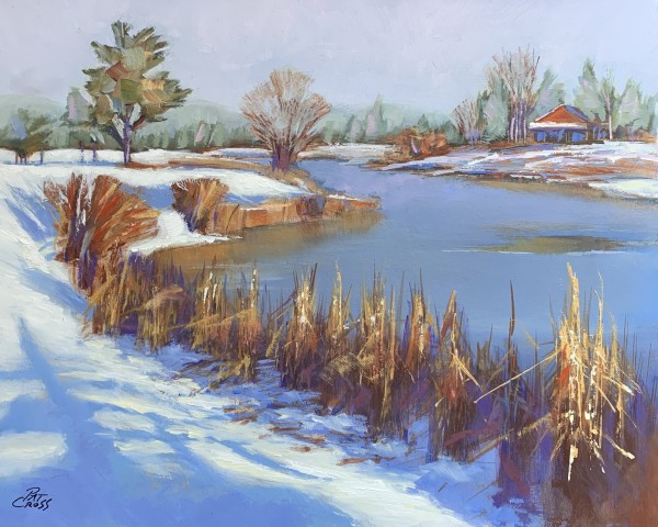 Hoarfrost on the River by Pat Cross