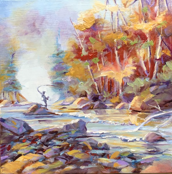 Autumn Casting by Pat Cross