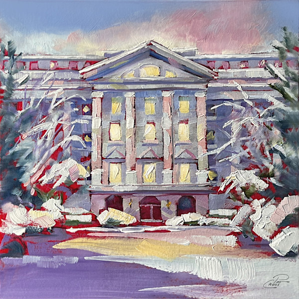 Winter on the Greenbrier by Pat Cross