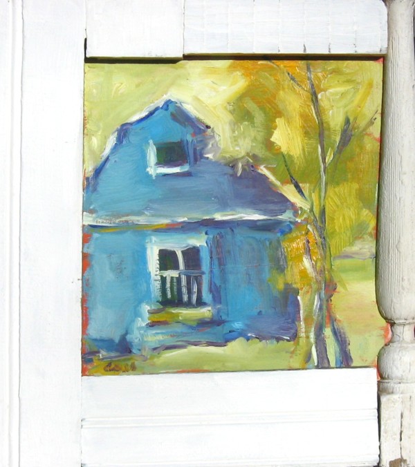 Blue Barn II by Corinne Galla
