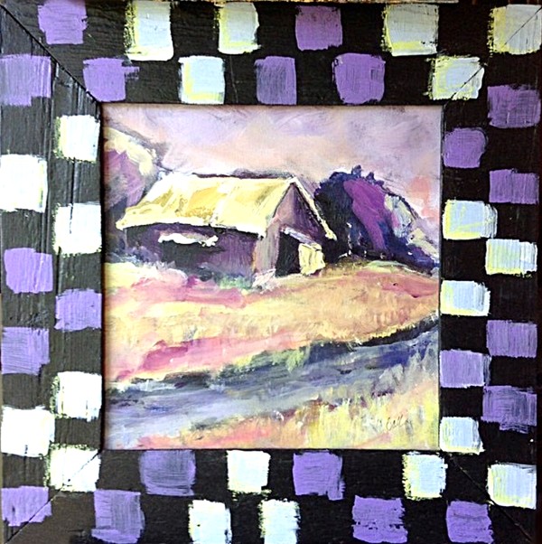 Purple Barn by Corinne Galla