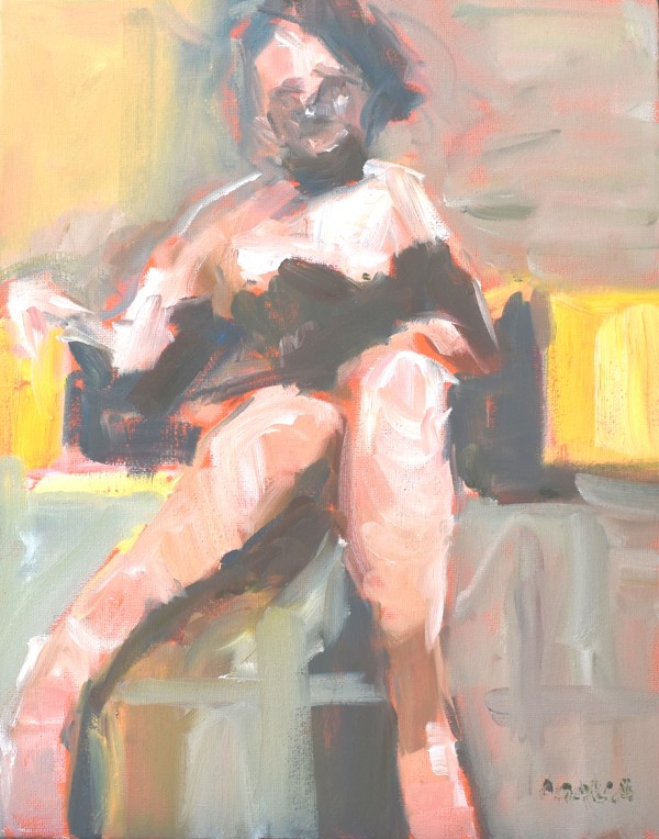 Semi Nude Figure by Corinne Galla