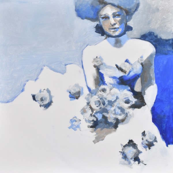 Study in Blue and White by Corinne Galla