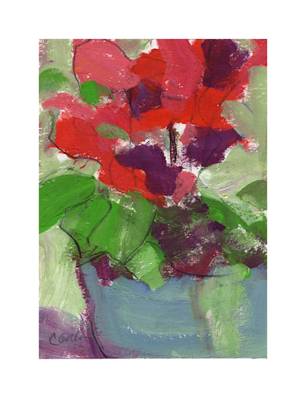 Teal Pot by Corinne Galla