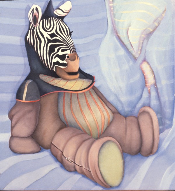 "Zebra-Hooded Teddy"