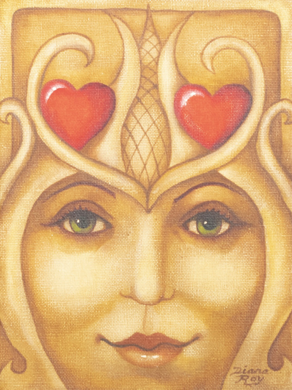 "Heart Queen" by Diana Roy 1940-2019