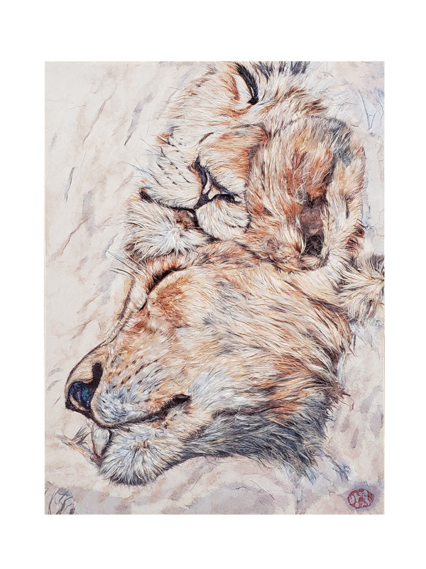 Sleeping Lion by Yun Gee Bradley