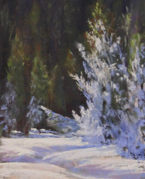 Frosted, Yellowstone, NP by Lisa Regopoulos