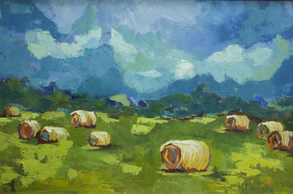 Hay Bales by Melissa Anderson