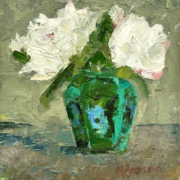 Green Vase by Melissa Anderson