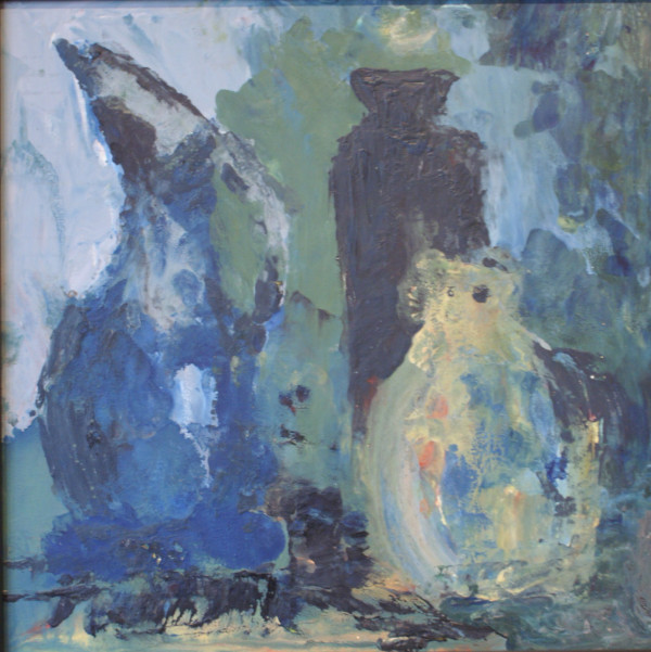 Pots in Blue by Melissa Anderson