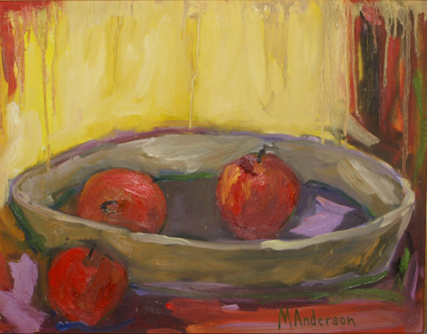 Three Apples by Melissa Anderson