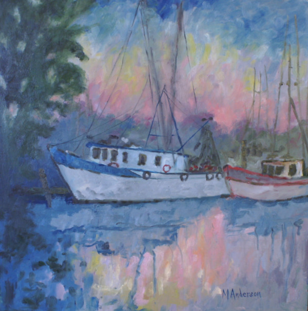 Shrimper at Morning by Melissa Anderson
